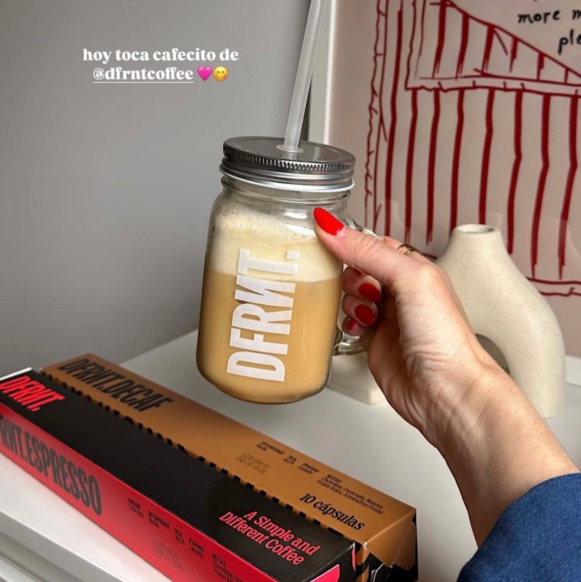 Cápsulas DFRNT.DECAF | Compatibles Nespresso | Café de especialidad Colombia | Biodegradables - DFRNT.