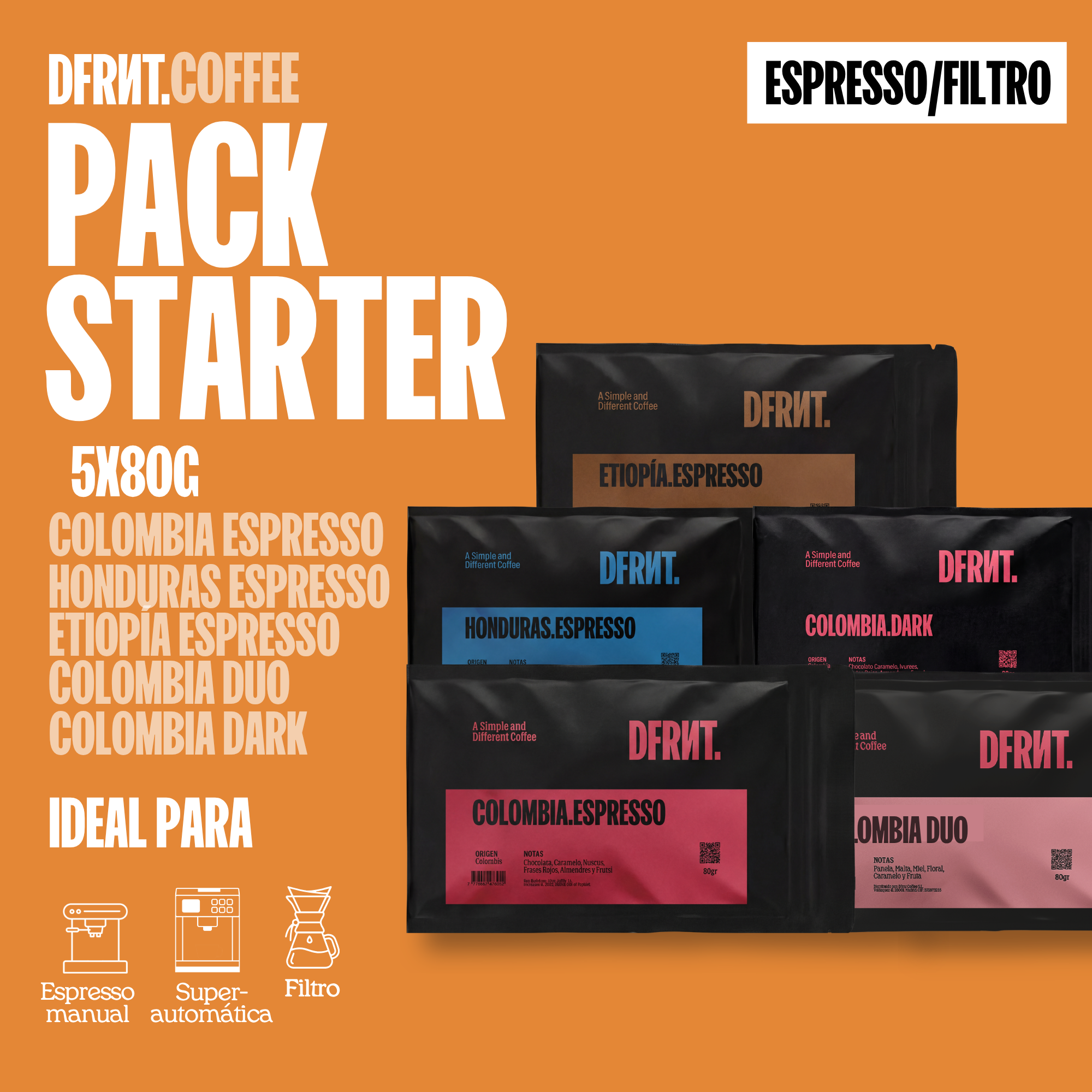 Pack Inicia-te com DFRNT - 80g