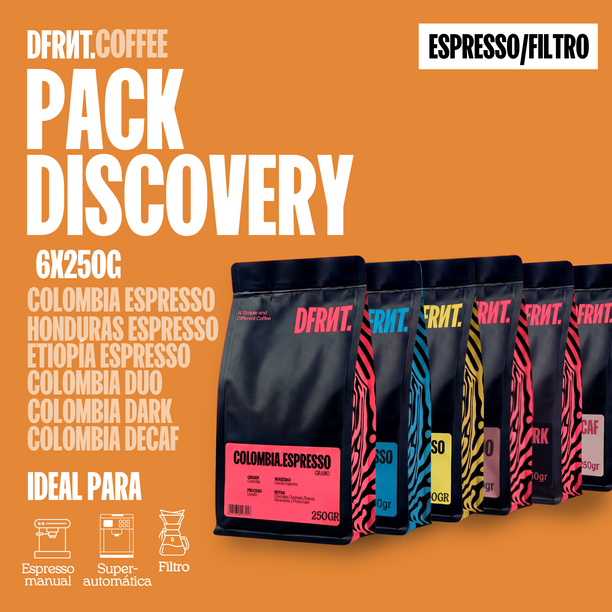 Pack Descoberta | 6x250gr | Café Especialidade