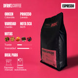 Pack 4 Sacos Colombia.Espresso Especialidade Café em grão/moído + Acessório DFRNT.