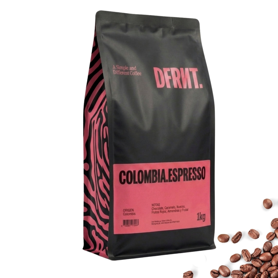 Pack 4 Sacos Colombia.Espresso Especialidade Café em grão/moído + Acessório DFRNT.