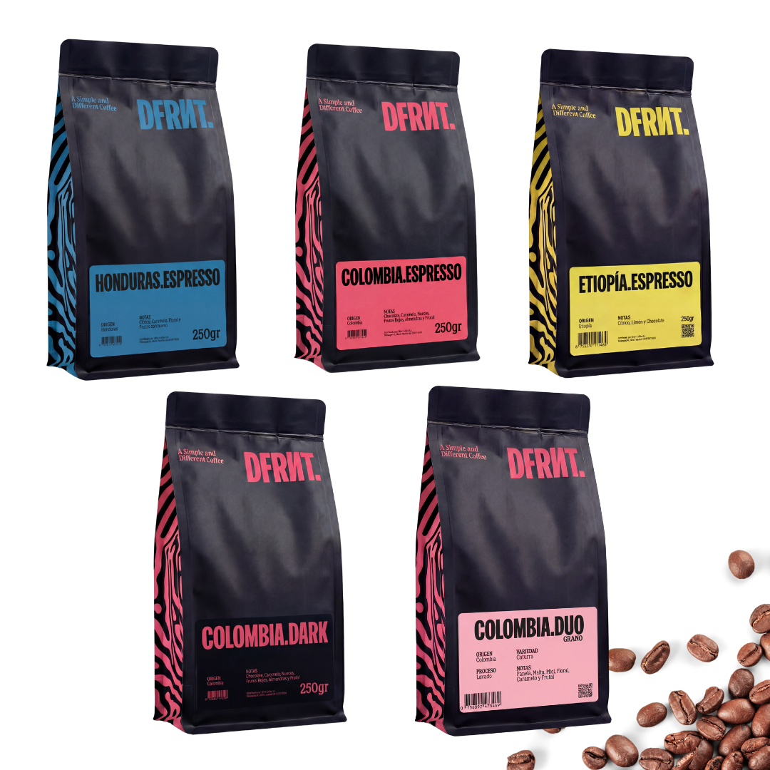 Pack Coffee Lovers | 5x250g | Café de Especialidade