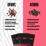 Pack Colômbia. Descafeinado 2x250gr + Garrafa Hario Preta