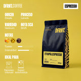 Pack 4 Sacos Etiópiaa.Espresso | Café de Especialidade em grão + Acessório DFRNT.