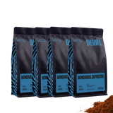 Pack 4 Sacos Honduras.Espresso | Café de Especialidade em grão / moído + Acessório DFRNT.