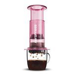 Cafetera AeroPress Clear Azul y Rosa - DFRNT.
