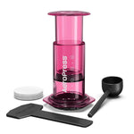 Cafetera AeroPress Clear Azul y Rosa - DFRNT.