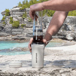 Cafetera AeroPress Go Plus Viaje - Negro y Crema - DFRNT.