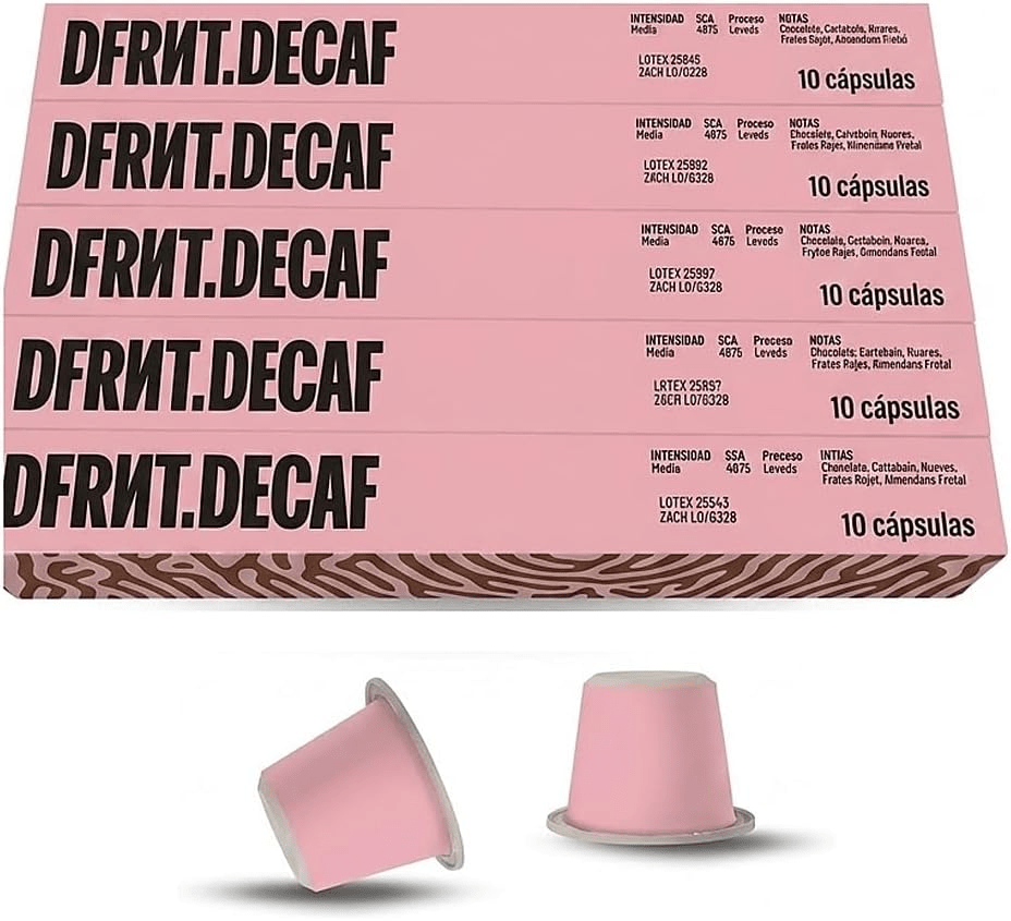 Cápsulas DFRNT.DECAF | Descafeinado | Compatibles Nespresso | Café de especialidad - DFRNT.