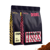 Pack Etiópia Brew + Colômbia Geisha | Filtro | 2x250g | Café de Especialidade Ideal para Filtro