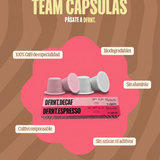 Cápsulas DFRNT.DECAF | Descafeinado | Compatíveis com Nespresso | Café especial