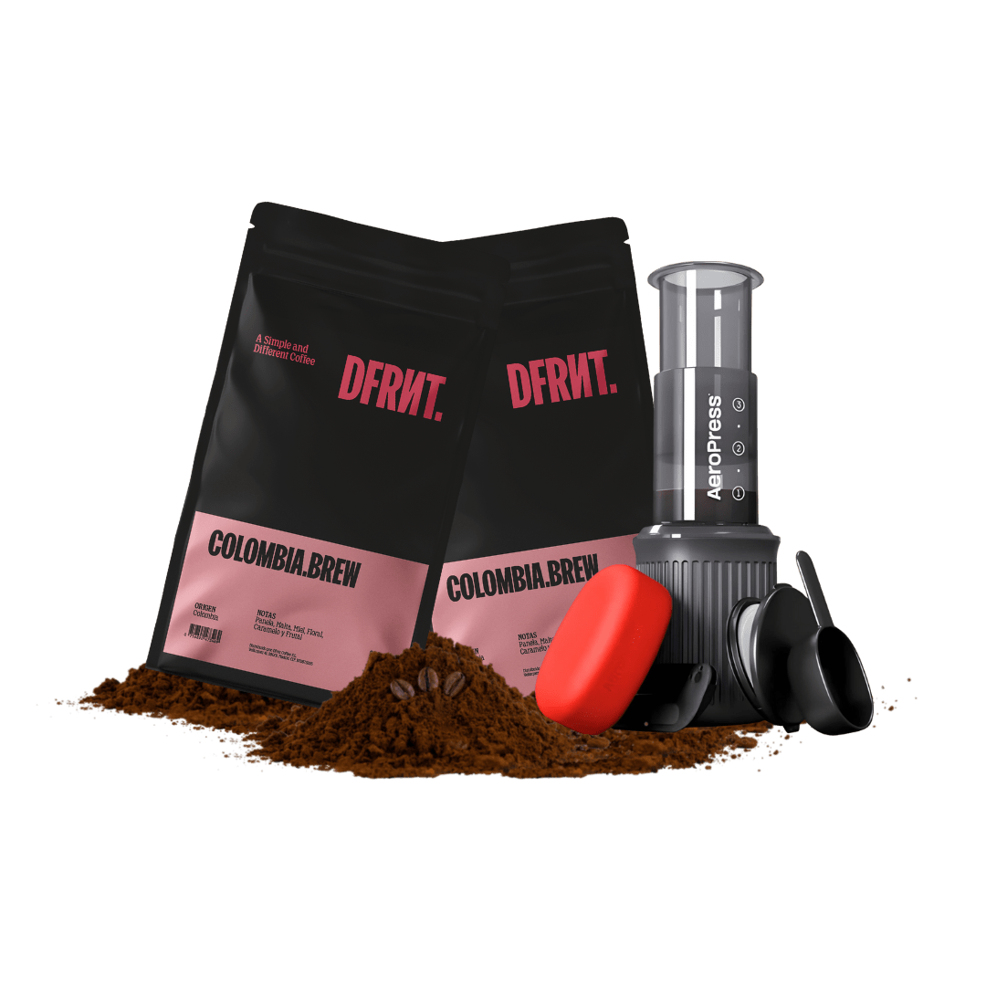 Pack Colombia.Brew 2x250gr + Aeropress Go - DFRNT.