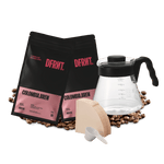 Pack Colombia.Brew 2x250gr + Cafetera V60 - DFRNT.