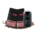 Pack Colombia.Brew Grano 2x250gr + Molinillo café Black+Decker - DFRNT.