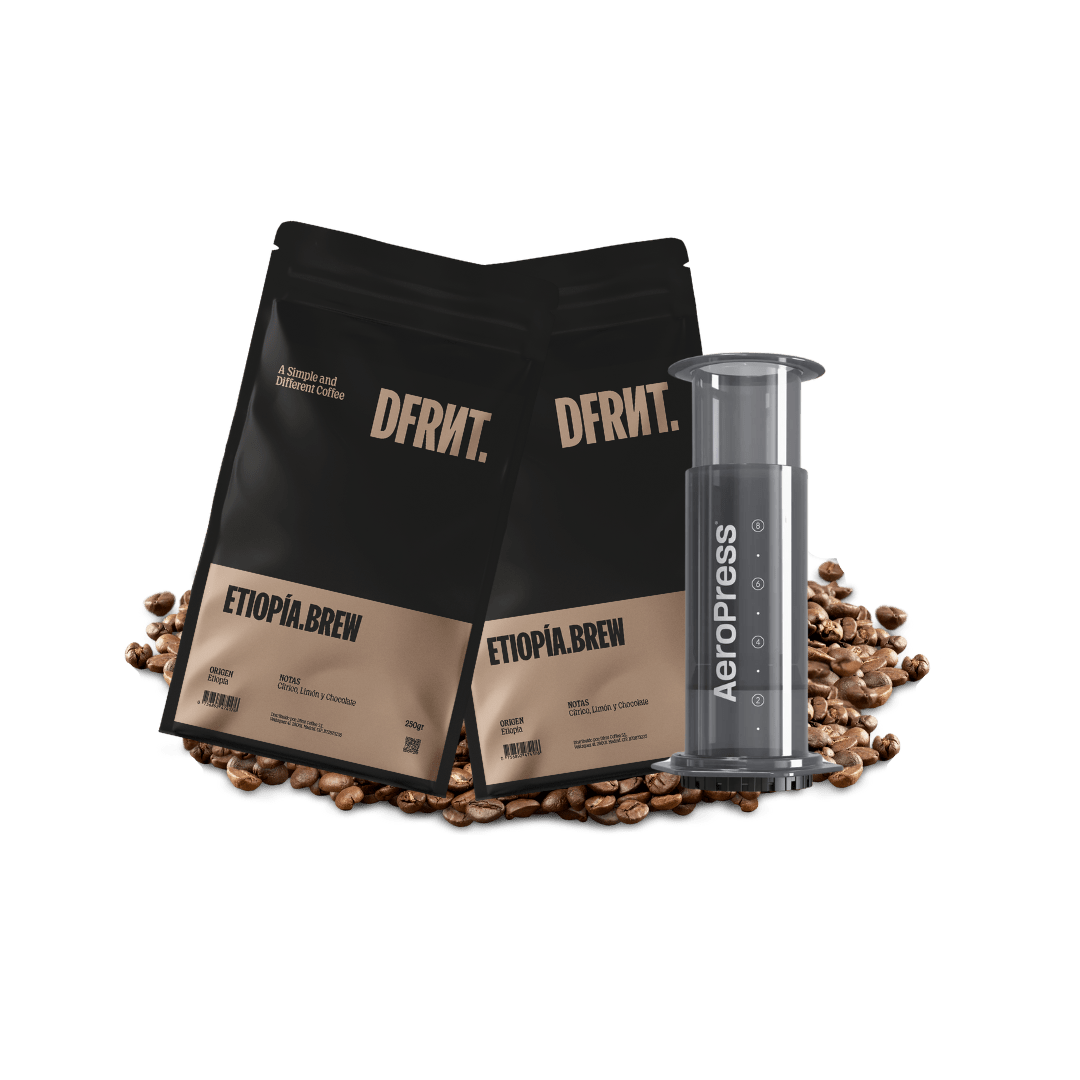 Pack Etiopía.Brew 2x250gr + Aeropress - DFRNT.