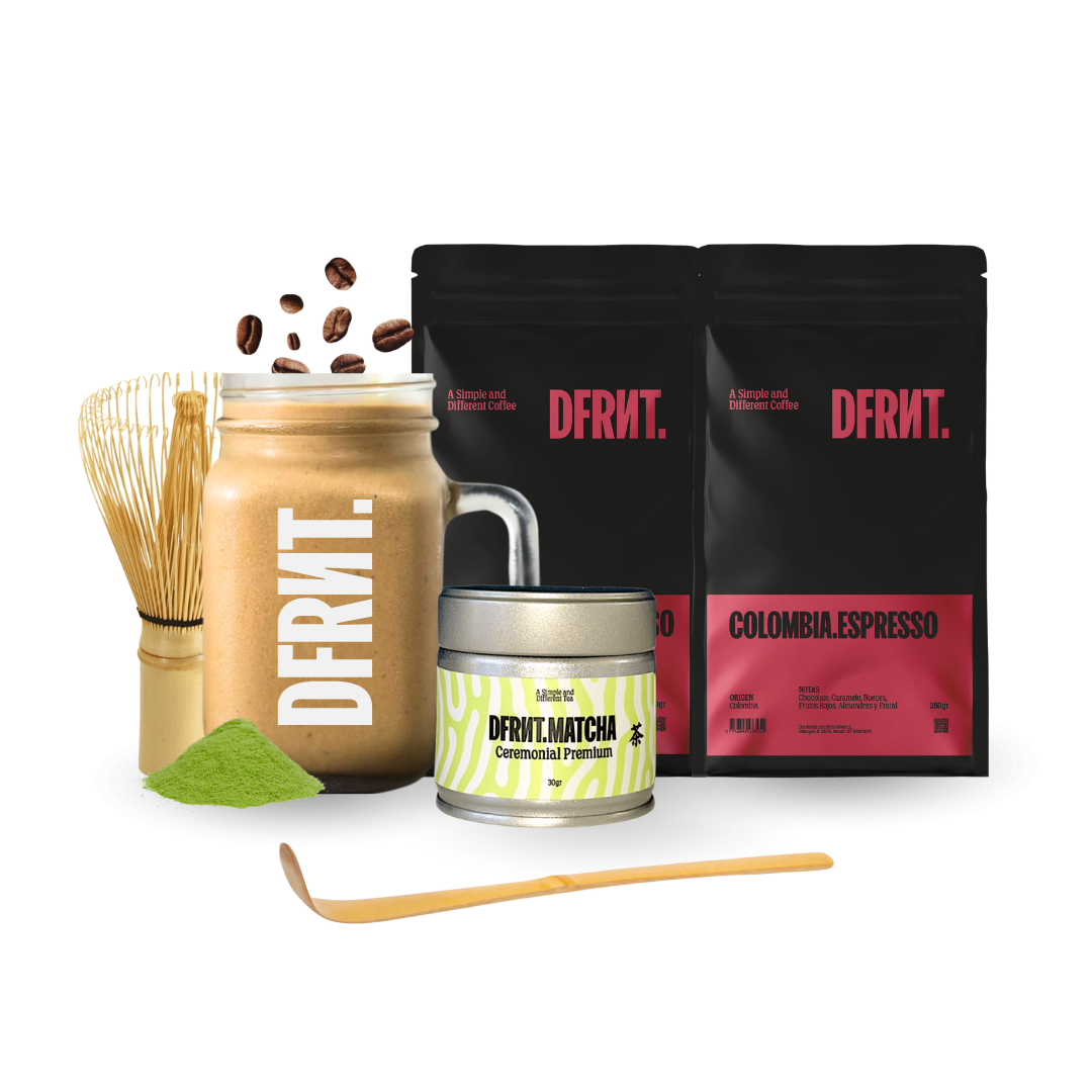 Pack Matcha Ceremonial, 2 House Espresso y Jarra DFRNT - DFRNT.