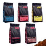 Pack Coffee Lovers | 5x250g | Café de Especialidade