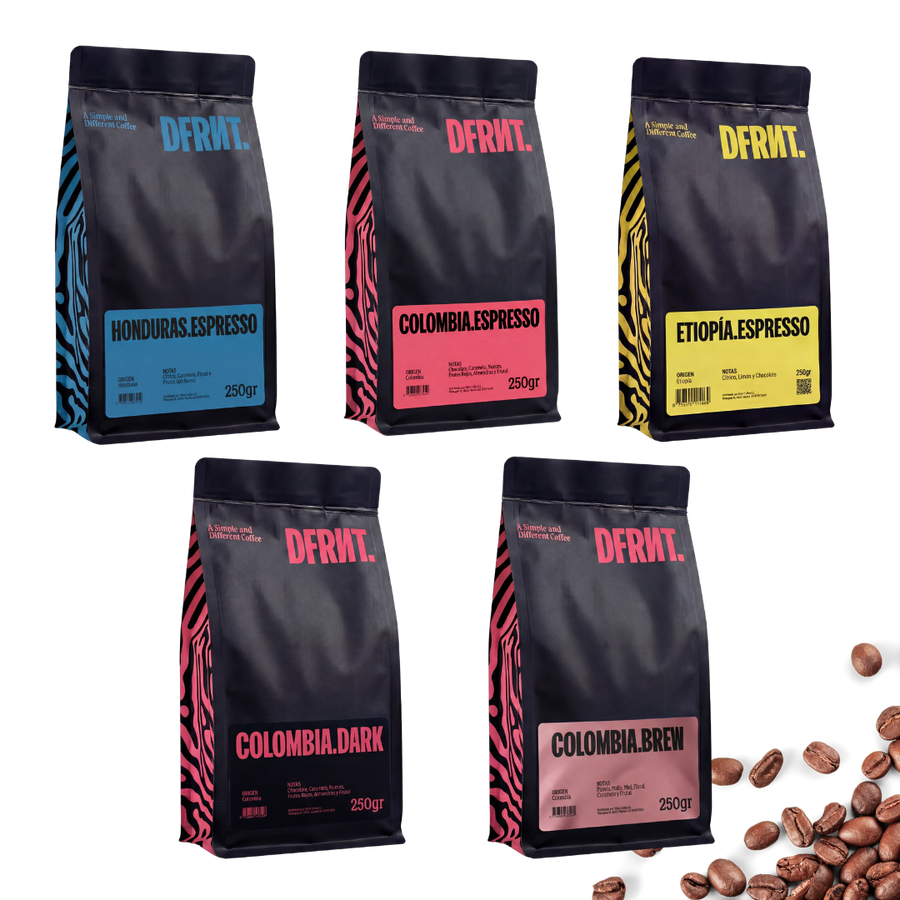 Pack Coffee Lovers | 5x250g | Café de Especialidade